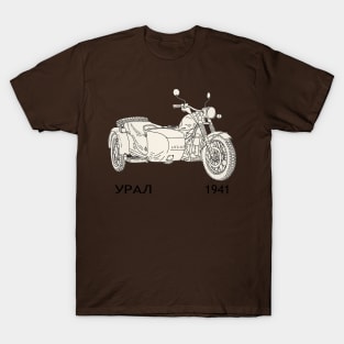 Ural sidecar motorcycle T-Shirt